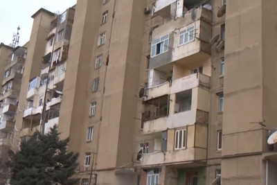 Rəsulzadə qəsəbəsində doqquzmərtəbəli binanın lifti baxımsız vəziyyətdədir