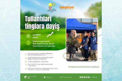 “Tullantıları tingə dəyiş” aksiyası davam edir