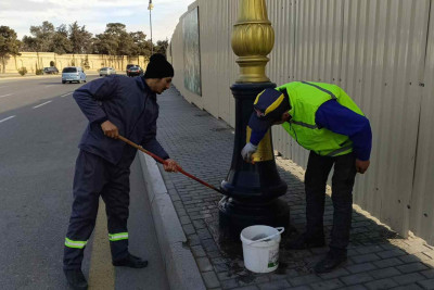 Səbail rayonunda iməcilik keçirilib