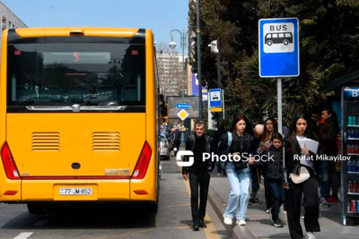 Bakıda elektrik avtobus xəttə buraxılıb
