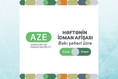 Gənclər və İdman Nazirliyi 11-17 mart tarixlərinə idman afişasını yayıb