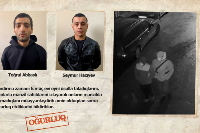 Səbaildə 3 evdən antik əşyalar oğurlanıb