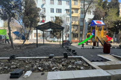 Nəsiminin 2 ünvanında genişmiqyaslı abadlıq işləri aparılır