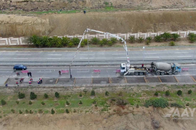 Zığ–Hava Limanı şosesi əsaslı təmir olunur – VİDEO