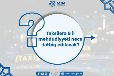 AYNA taksi icazələri ilə əlaqədar məlumat yayıb