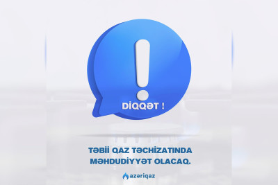Bakının 5 rayonunda qaz kəsilib