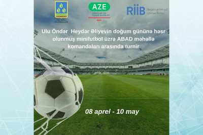 Bakıda ABAD məhəllələr arasında minifutbol üzrə turnir baş tutacaq