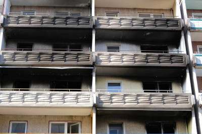 Xətai rayonunda doqquzmərtəbəli yaşayış binasında yanğın olub