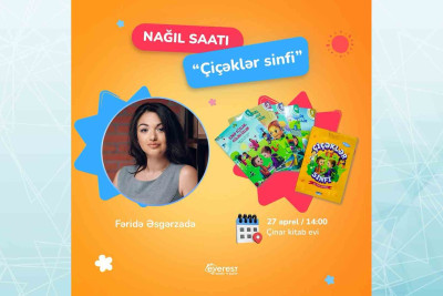 Bakıda kitab evində uşaqlar üçün ödənişsiz tədbir keçiriləcək