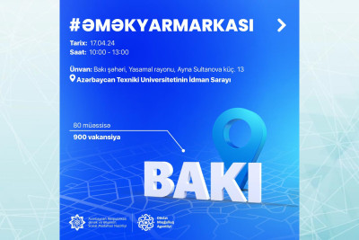 Yasamalda əmək yarmarkası baş tutacaq