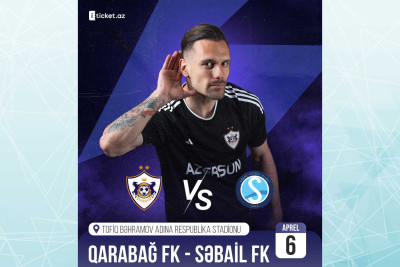 “Qarabağ” - “Səbail” oyunu üçün biletlər satışdadır