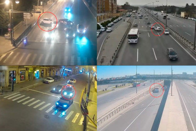 Bakıda 3 ay ərzində 400-ə yaxın yol qəzası baş verib