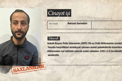 Bakıda oyuncaq tapança satışı adı altında dələduzluq edən şəxs tutulub