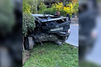Binəqədi: İbrahimpaşa Dadaşov küçəsində yol qəzası baş verib