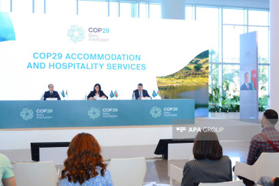 COP29-da iştirak edən qonaqlar üçün platforma açılıb