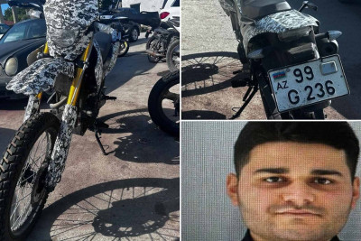 Nizamidə avtoxuliqanlıq edən motosiklet sürücüsü saxlanılıb