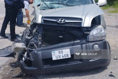 Şamaxıda Bakı sakini qəzaya uğrayıb