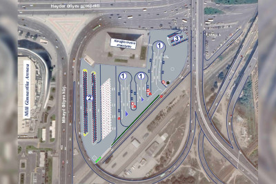 “Koroğlu” metro stansiyası yaxınlığında yeni Nəqliyyat Mübadilə mərkəzi inşa olunur