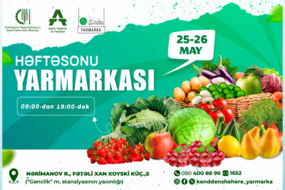 Nərimanovda növbəti dəfə “Kənndən Şəhərə” yarmarkası baş tutacaq