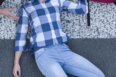 Nərimanovda 28 yaşlı gənc qəzaya uğrayıb