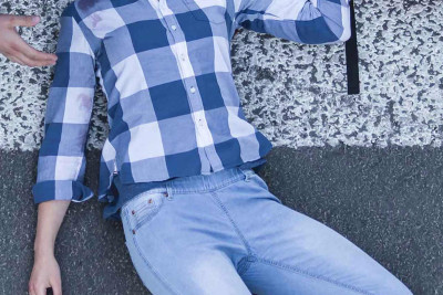 Nərimanovda gənc qız yol qəzasına düşüb