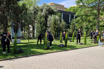 Heydər Əliyevin doğum gününə həsr olunmuş ağacəkmə aksiyası keçirilib