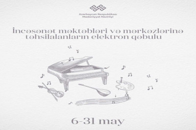 Musiqi məktəblərinə qəbul başlanıb