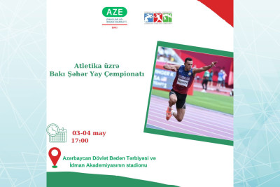 Bakıda  Atletika üzrə Yay Çempionatı keçiriləcək