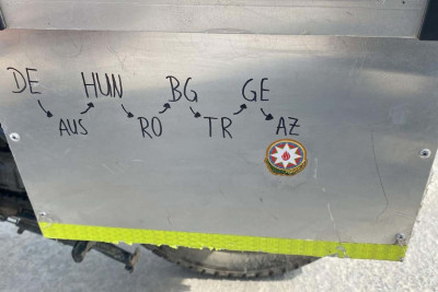Hindistana gedən baykerlər Bakıya gəliblər