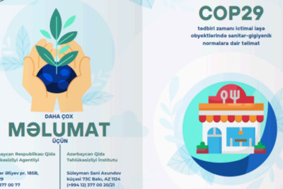 İaşə obyektləri üçün xüsusi təlimatlar tərtib olunub