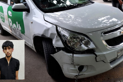 Binə qəsəbəsində “Chevrolet” markalı avtomobil qaçırılıb - VİDEO