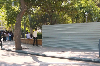 Paytaxt parklarının birində yenidənqurma işlərinə başlanılıb – VİDEO