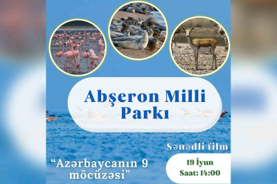 Zooparkda kinoseans: Abşeron Milli Parkı haqqında film təqdim olunacaq