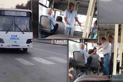 “BakıKart”la işləyən avtobusun sürücüsü sərnişinlərdən nağd pul tələb edir – VİDEO
