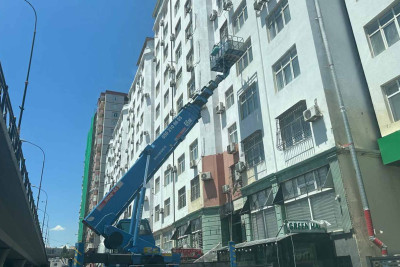 Nəsimi rayonunda COP29-a hazırlıq: binalar boyanır