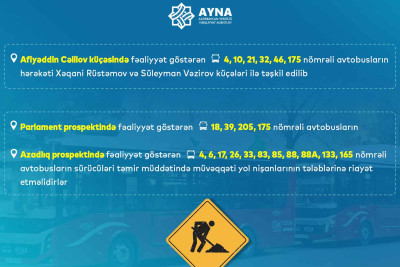 AYNA avtobus sürücülərinə müraciət edib