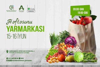 “Kənddən Şəhərə” yarmarkasının təşkil olunacağı növbəti tarixlər bəlli olub