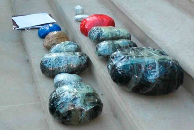 Bakıya külli miqdarda narkotik gətirmək istəyən şəxs tutulub