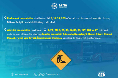Bakıda iki prospekt bağlı olacaq