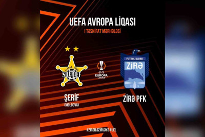 “Zirə” Avropa Liqasında Moldova təmsilçisi ilə qarşılaşacaq