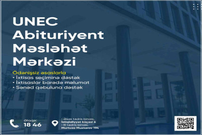 Bakıda UNEC Abituriyent Məsləhət Mərkəzi yaradılıb