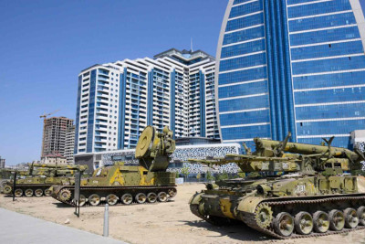 Hərbi Qənimətlər Parkına Xocalıdan yeni qurğu gətirilib