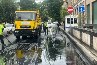 Nəsimidə yağışlı hava ilə bağlı tədbirlər görülür