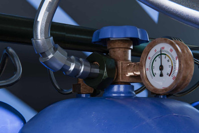 Ramanada 50 litrlik qaz balonu partlayıb