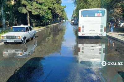 Xətai: Məzahir Rüstəmov küçəsi “çaya çevrilib” – VİDEO