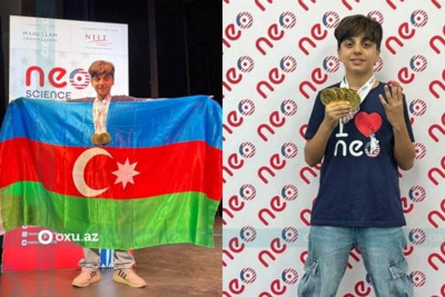 Azərbaycanlı yeniyetmə ABŞ-də qızıl medal qazanıb