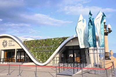 Bulvarda COP29 ilə əlaqədar məlumat mərkəzi açılıb