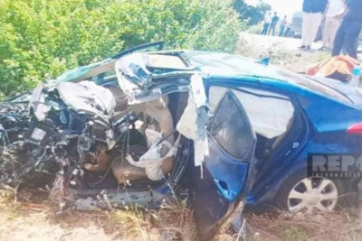 Bakı–Quba yolunda ölümlə nəticələnən avtoqəza baş verib