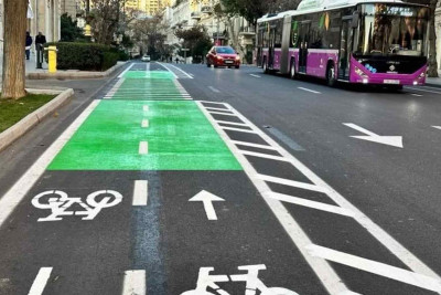 Velosiped yollarına çıxan 100 AZN cərimə olunacaq