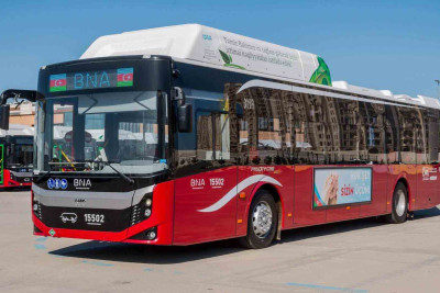 Hövsan Yaşayış Kompleksinə hərəkət edən yeni marşrut avtobusu istifadəyə verilib
